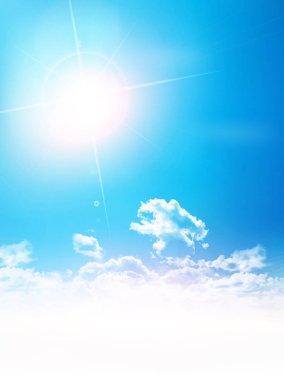 Gökyüzü doğa manzara arka plan