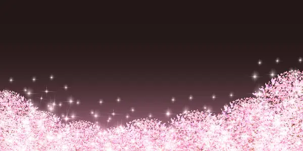 桜春の花背景 — ストックベクタ