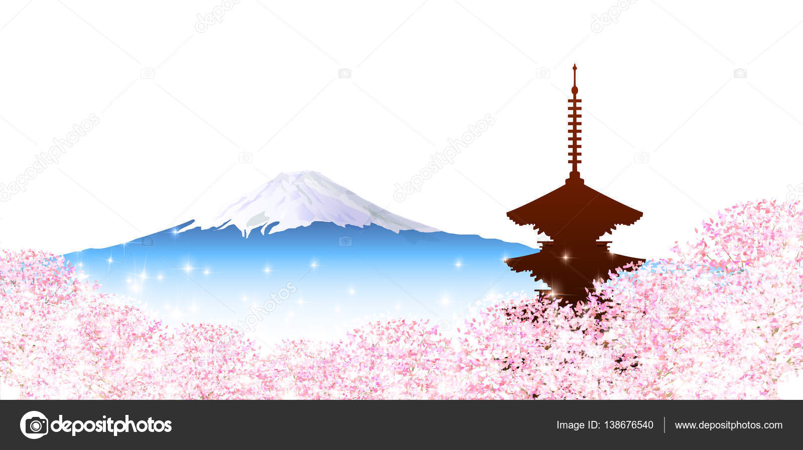 ラブリー桜 富士山 イラスト フリー 最高の動物画像 ラブリー桜 富士山 イラスト フリー 最高の動物画像
