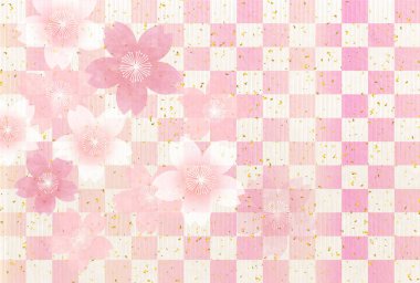 Kiraz bahar Japon kağıt arka plan