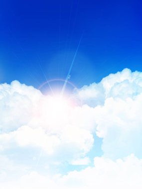 Gökyüzü doğa manzara arka plan