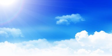 Gökyüzü doğa manzara arka plan