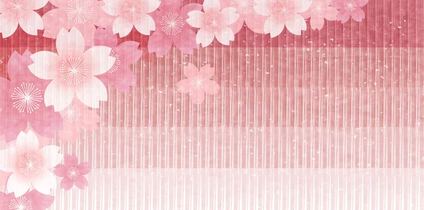 Cereza Papel japonés fondo de primavera — Archivo Imágenes Vectoriales