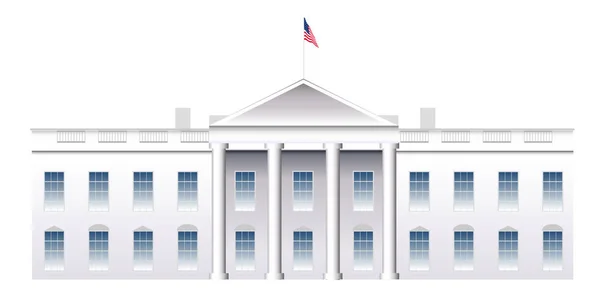 Здание Американского Белого дома — стоковый вектор