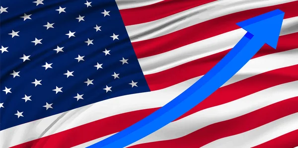 Фон американского флага — стоковый вектор