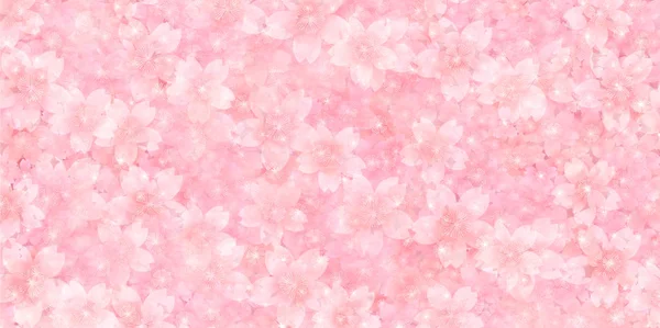 Cereza Papel japonés fondo de primavera — Vector de stock