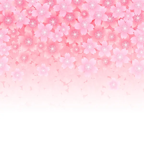 Cherry japanskt papper våren bakgrund — Stock vektor