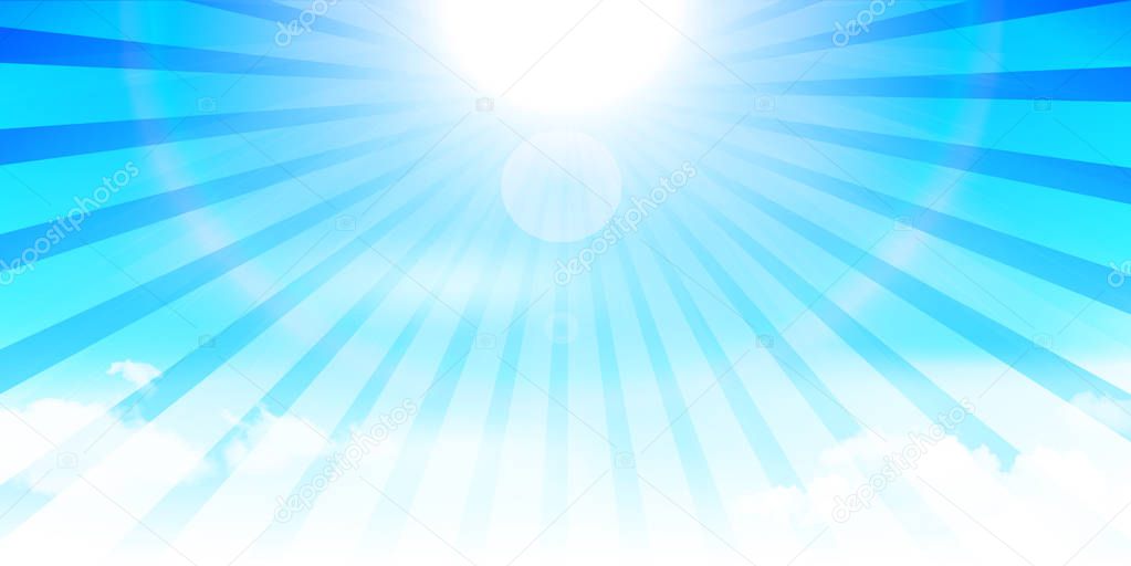 Sky Cloud Solar Background