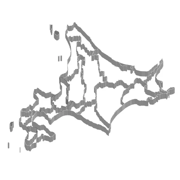 Hokkaido ram Kartikon — Stock vektor