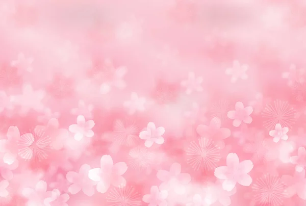 Cerise printemps fleur fond — Image vectorielle
