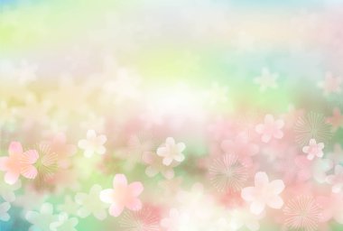 Kiraz bahar çiçek arka plan