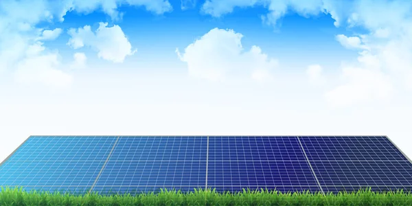 Fundo de Energia Solar Solar —  Vetores de Stock
