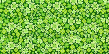 Yonca dört yaprak çimen arka plan