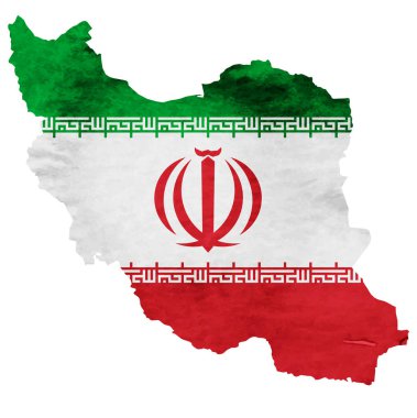 Iran harita ulusal bayrak simgesi