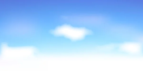 Céu nuvem paisagem fundo — Vetor de Stock