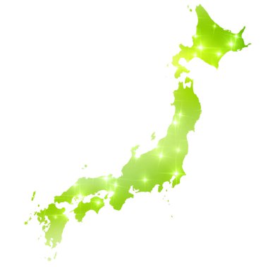 Japonya gökyüzü harita simgesi