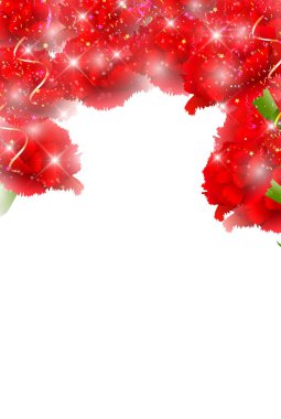 Anneler günü karanfil bahar arka plan