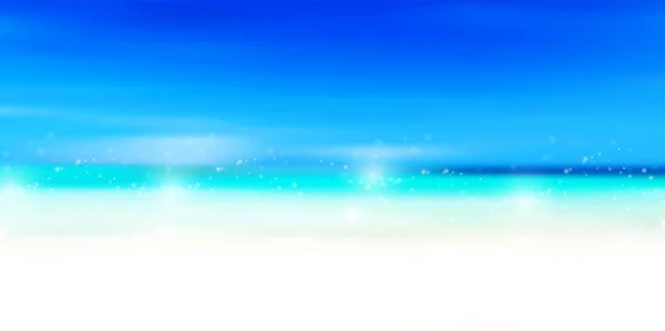 Zee landschap zomer achtergrond — Stockvector