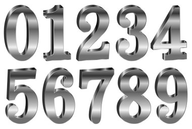 Sayısal katı gümüş simgesi