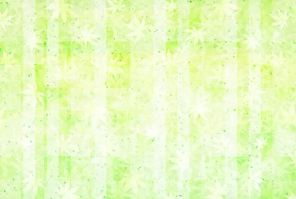 Feuille d'érable vert frais fond — Image vectorielle