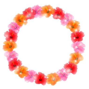 Hibiscus yaz çiçek simgesi