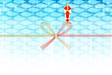 Japon kağıt arka plan dalga okyanus