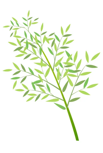 Hvězdou festivalu bambus strom ikonu — Stockový vektor
