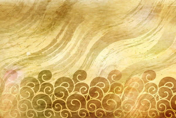 Texture de la rivière Gold Sea — Image vectorielle