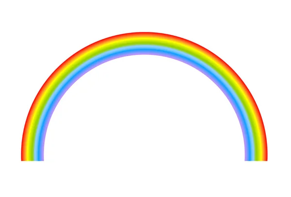 Regenbogen bunte Regenzeit Symbol — Stockvektor