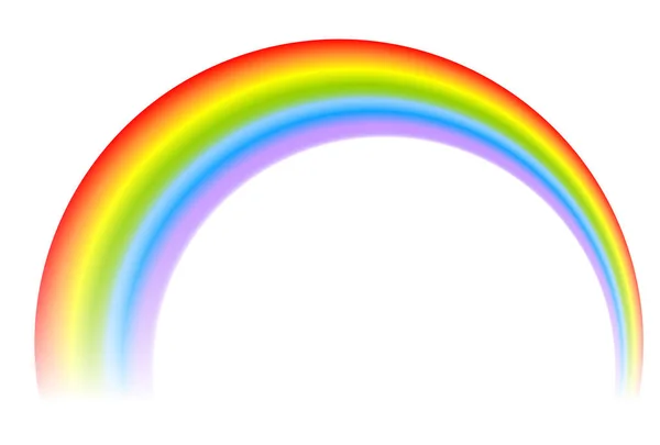 Rainbow colorful rainy season icon — Stock Vector
