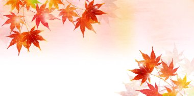 Akçaağaç sonbahar manzara arka plan