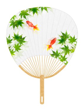 Fan yaz Japon kağıt simgesi