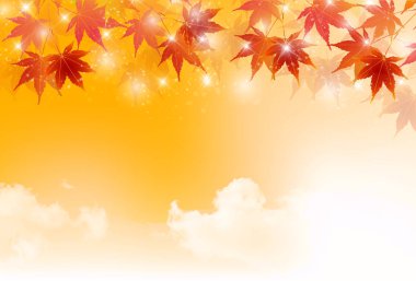 Sahne yaprak arka plan sonbahar yaprakları