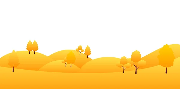 秋天的树叶风景叶背景 — 图库矢量图片