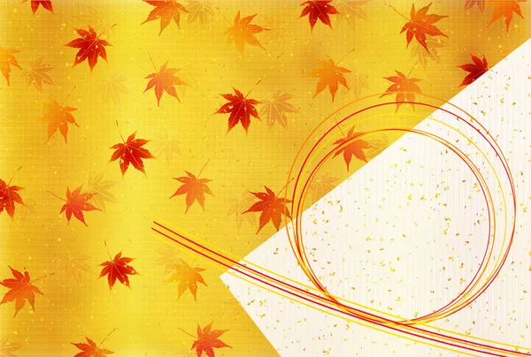 Podzimní listí maple leaf pozadí — Stockový vektor