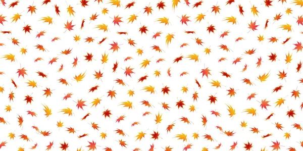 Otoño hojas caída japonés papel fondo — Archivo Imágenes Vectoriales