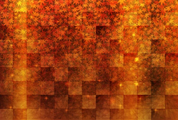 Höst löv höst japanskt papper bakgrund — Stock vektor