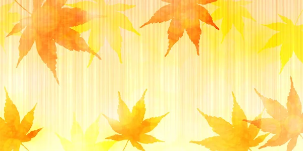 Arce otoño hoja fondo — Vector de stock