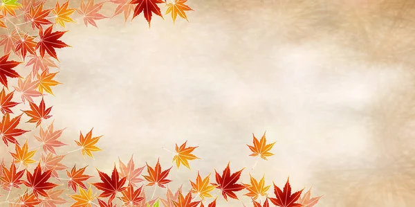Maple outono folha fundo —  Vetores de Stock