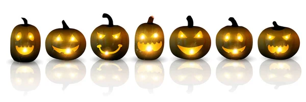 Halloween calabaza fantasma icono — Archivo Imágenes Vectoriales