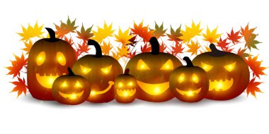 Cadılar Bayramı Balkabağı Fall simge