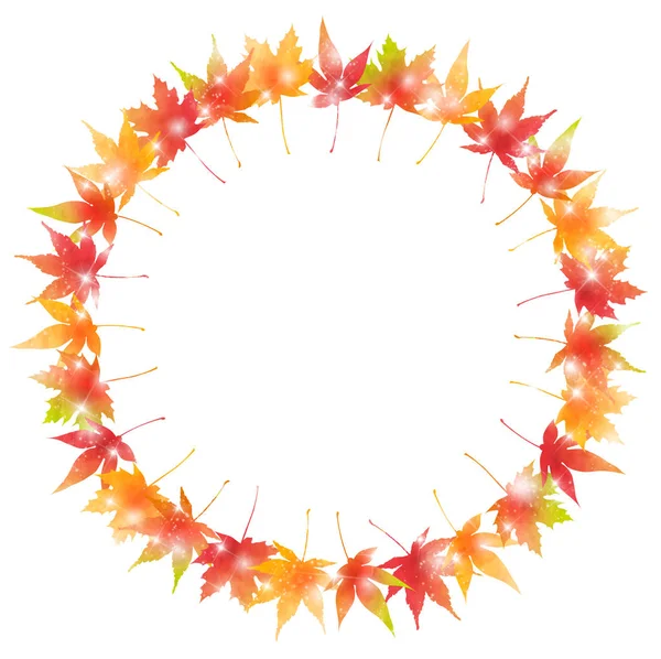 Піктограма клейового осіннього листя — стоковий вектор