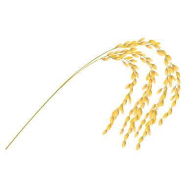 Rice Harvest Fall Icon clipart