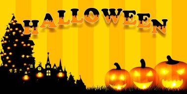 Cadılar Bayramı Balkabağı sonbahar arka plan