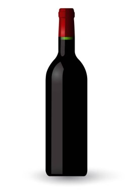 şarap şişesi üzüm ikonu