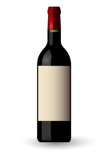 Wein-Etikett-Symbol — Stockvektor