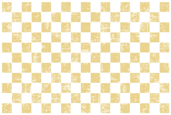 Japanisches Papier Gold Grußkarte Hintergrund — Stockvektor