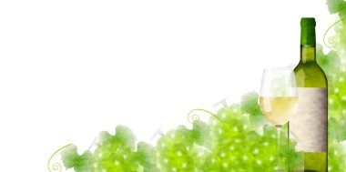 Şarap üzüm cam arka plan