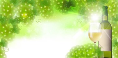 Şarap üzüm cam arka plan