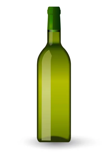 Weinflasche Traubensymbol — Stockvektor